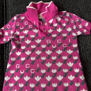 Infant pink Gucci dress